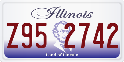 IL license plate Z952742