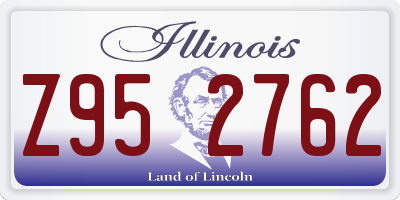 IL license plate Z952762