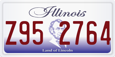 IL license plate Z952764
