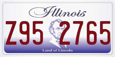 IL license plate Z952765