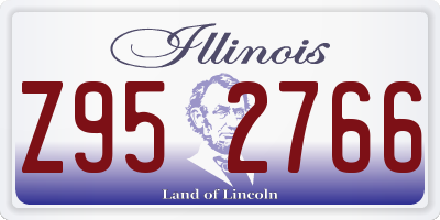 IL license plate Z952766