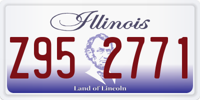 IL license plate Z952771