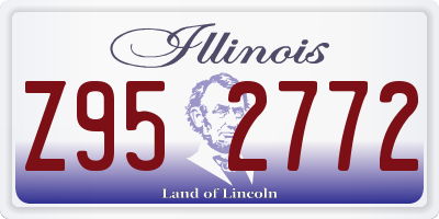 IL license plate Z952772