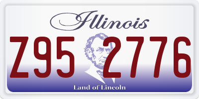 IL license plate Z952776