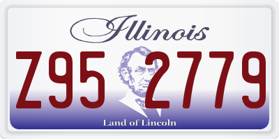 IL license plate Z952779