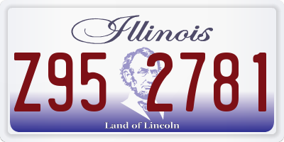 IL license plate Z952781