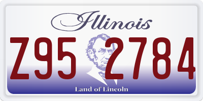 IL license plate Z952784