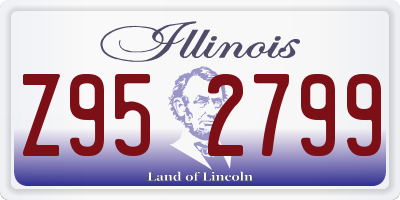 IL license plate Z952799