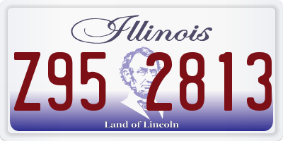 IL license plate Z952813