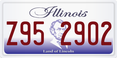 IL license plate Z952902
