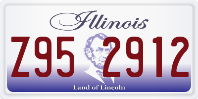 IL license plate Z952912