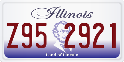IL license plate Z952921