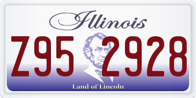 IL license plate Z952928
