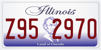 IL license plate Z952970