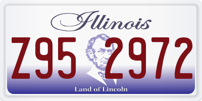 IL license plate Z952972