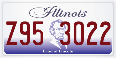 IL license plate Z953022