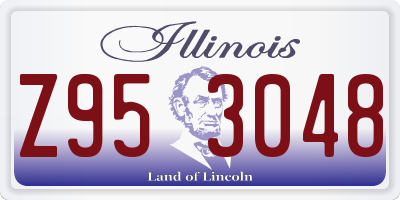 IL license plate Z953048