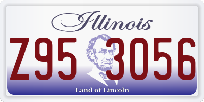 IL license plate Z953056