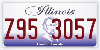 IL license plate Z953057
