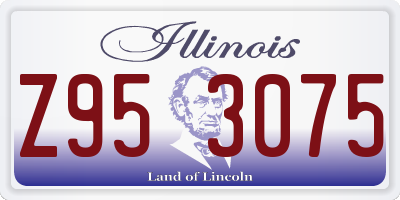IL license plate Z953075
