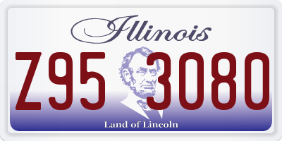 IL license plate Z953080