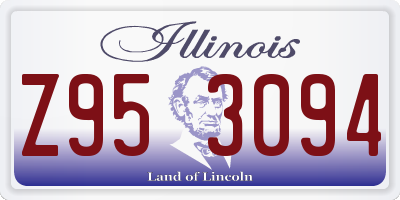 IL license plate Z953094