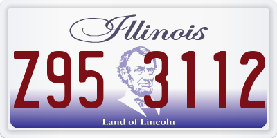 IL license plate Z953112