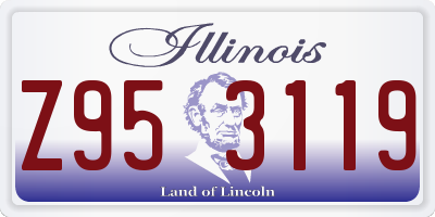 IL license plate Z953119