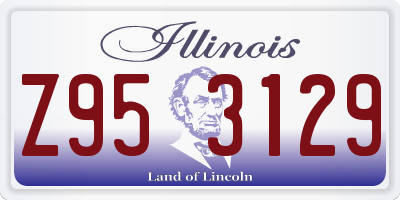 IL license plate Z953129
