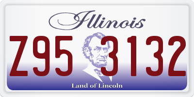 IL license plate Z953132