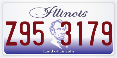 IL license plate Z953179