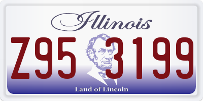 IL license plate Z953199