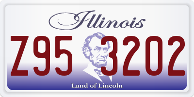 IL license plate Z953202