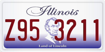 IL license plate Z953211