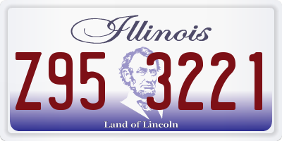 IL license plate Z953221
