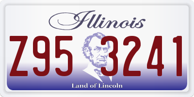 IL license plate Z953241