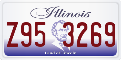 IL license plate Z953269