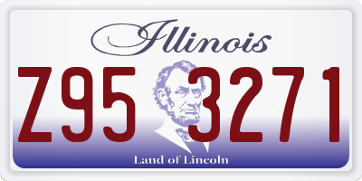 IL license plate Z953271