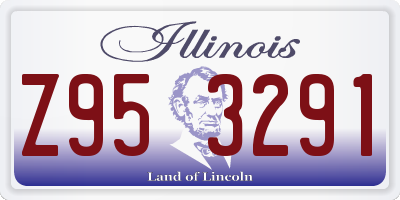 IL license plate Z953291