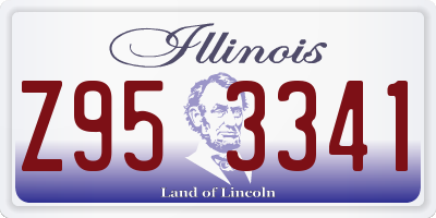 IL license plate Z953341