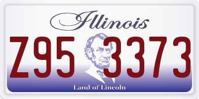 IL license plate Z953373
