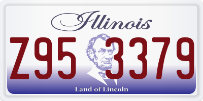 IL license plate Z953379