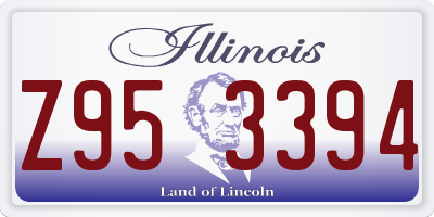 IL license plate Z953394
