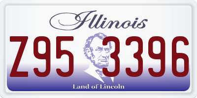 IL license plate Z953396