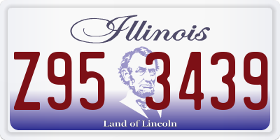 IL license plate Z953439