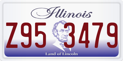 IL license plate Z953479