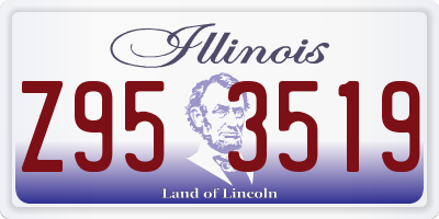 IL license plate Z953519