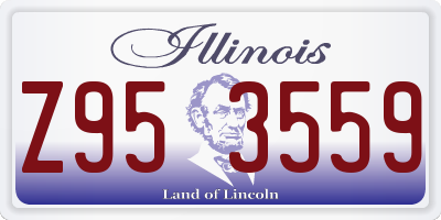 IL license plate Z953559