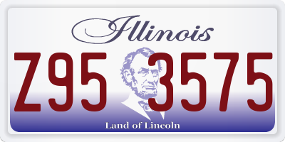 IL license plate Z953575
