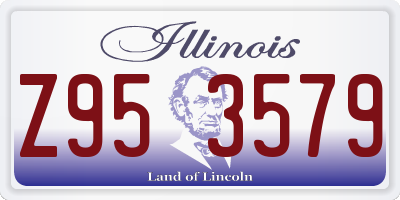 IL license plate Z953579